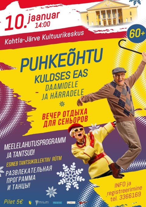 PUHKEÕHTU kuldses eas daamidele ja härradele