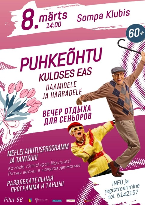 Puhkeõhtu kuldses eas daamidele ja härradele