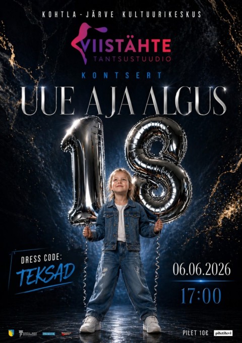 Tantsustuudio Viis Tähte kontsert „Uue aja algus“
